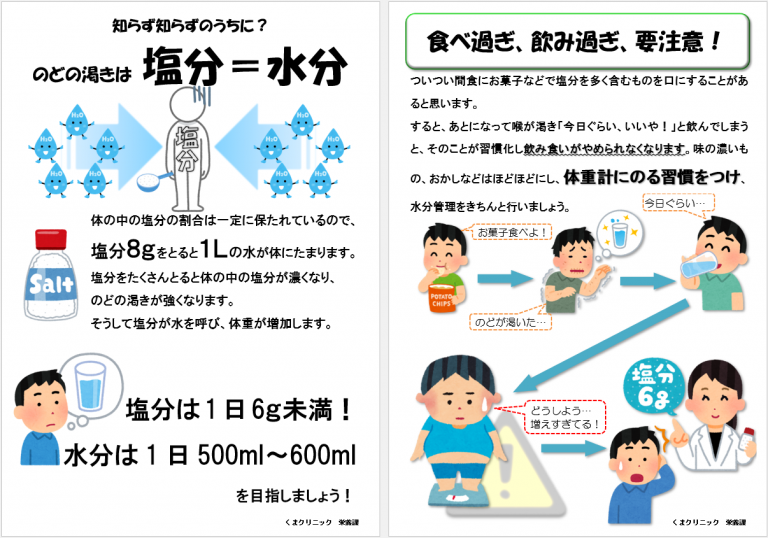 ＜透析食シリーズ＞4月 「水分」 メディケアホーム南福岡